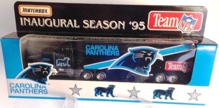 '95 Carolina Panthers Inaugural Season -“Limited Edition Transporter”! (Matchbox “NFL-Team” Collectible) “Rare-Vintage” (1995) 