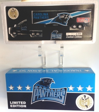 '95 Panthers Inaugural Season -“Commemorative Transporter #0814”! (Matchbox-WhiteRose “NFL” Collectible) “Rare-Vintage” (1995) 