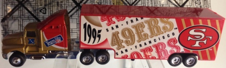 '95 Season - San Francisco 49ers -(Single-Bagged "New") “Limited Edition Transporter”! (Matchbox “NFL-Team” Collectible) “Rare-Vintage” (1995) 