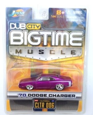 70 Dodge Charger (BIGTIME MUSCLE)1:64 (Purple)