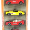 COCA-COLA Yellow-Corvette Exclusive Designs (MATCHBOX 5-PACK)-1