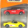 COCA-COLA Yellow-Corvette Exclusive Designs (MATCHBOX 5-PACK)-2