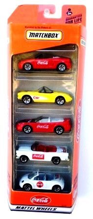 Coca-Cola (Matchbox 5-Pack) - (Yellow Corvette) 1999