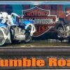 Rumble Road (Harley-Davidson) Rumble Road “Motorcycle Set” (Hotwheels "Exclusive  Limited Edition 1:64 Scale" Harley Davidson Plexi-Case 4-Cycle Set) "Rare-Vintage" (1999)