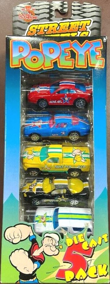 Street Wheels Popeye 5-Pack Collectible Series-1