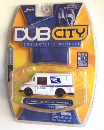 USPS Long Life Vehicle (Jada Dub City) White (2007)-1