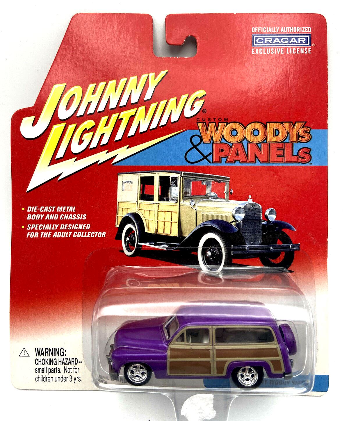 Vintage '50 Mercury Woody Wagon Purple-1a