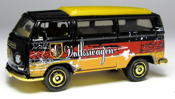 Volkswagen T2 Bus- “Black w/Gold Under Carriage” (Matchbox “60th Anniversary” Collectible Series) “Rare-Vintage” (2012) 