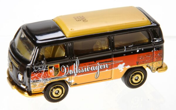 Volkswagen T2 Bus- “Black w/Gold Under Carriage” (Matchbox “60th Anniversary” Collectible Series) “Rare-Vintage” (2012) 