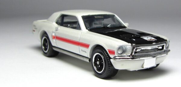 '68 Mustang GT/CS - “California Special-Pearl White w/Black Hood” (Matchbox “60th Anniversary” Collectible Series) “Rare-Vintage” (2012) 