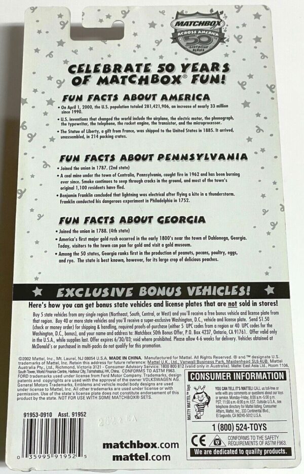 1957 Ford Thunderbird “USA” 3 Pack! (Across America)-1 1957 Ford Thunderbird “USA” 3 Pack! (Across America)-1