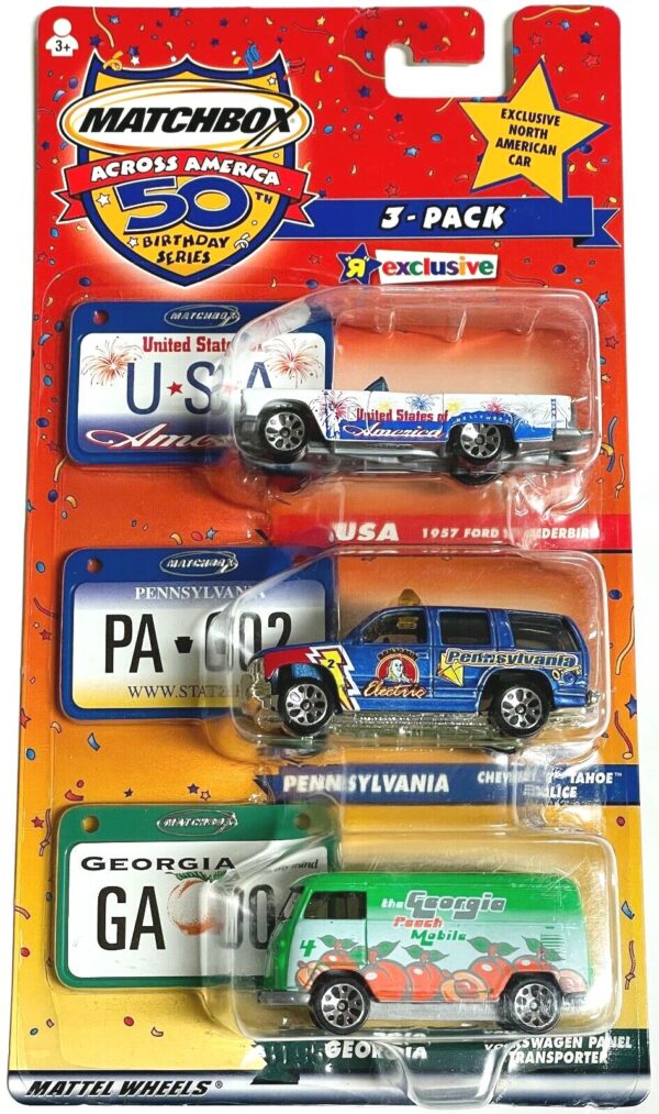 1957 Ford Thunderbird “USA” 3 Pack! (“Across America”) 1957 Ford Thunderbird “USA” 3 Pack! (“Across America”)