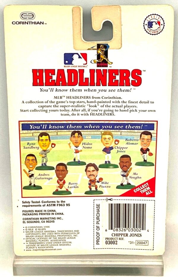 1996 Headliners MLB (Chipper Jones) (4) 1996 Headliners MLB (Chipper Jones) (4)