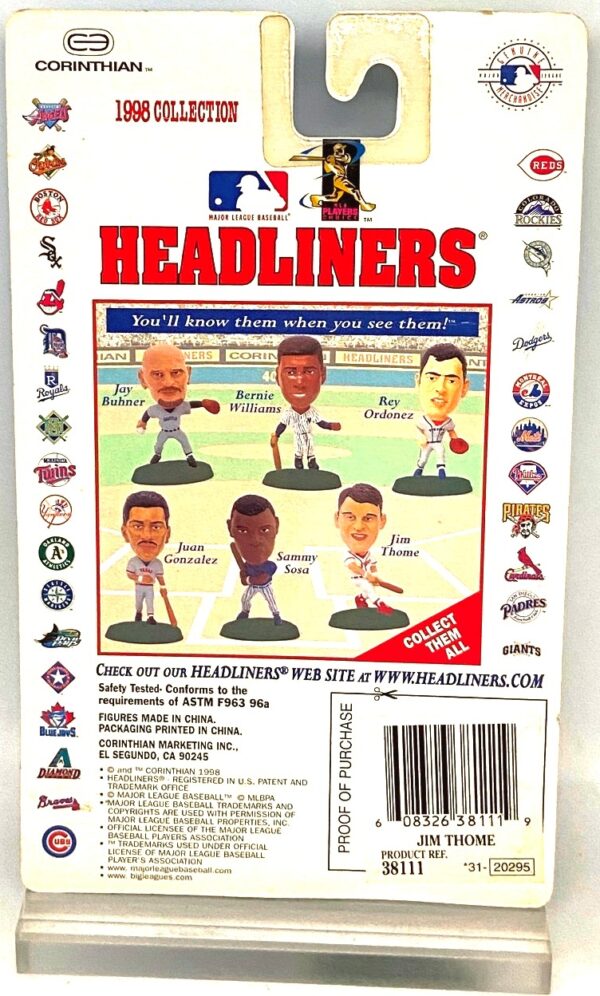1998 Corinthian Headliners Jim Thome (4)