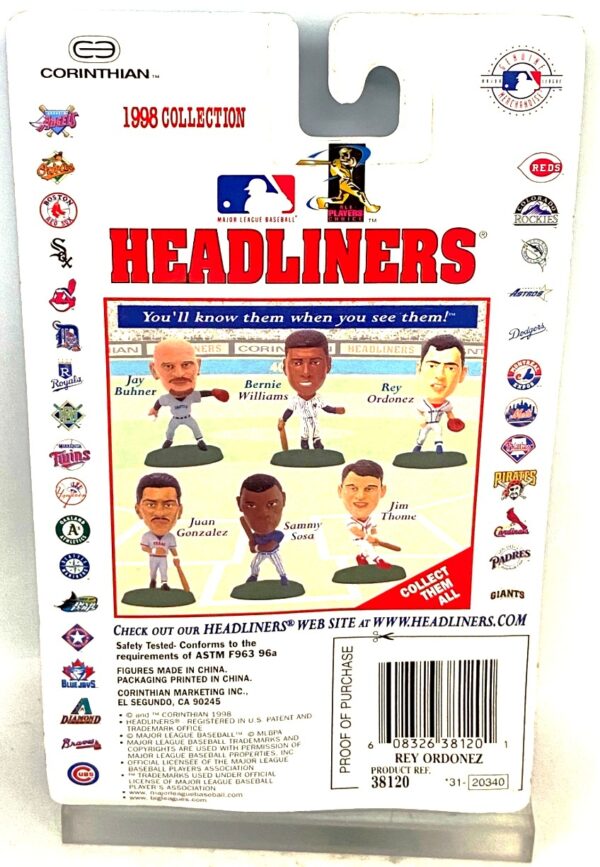 1998 Headliners MLB Rey Ordonez (4)