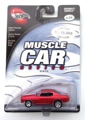 Vintage 100% HW (Muscle Car Review Series) 4-Vehicle (Limited Edition 15,000 Each Produced) 1:64 Scale Collection Series "Rare-Vintage" (2002)
