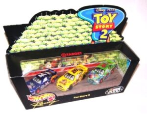Toy Story 2 - Nascar 2000 (Target Exclusi - Copy Toy Story 2 “Nascar 2000” (Hotwheels Racing Target "Exclusive  Limited Edition 1:64 Scale" Toy Story 2 Plexi-Case 3-Car Set) "Rare-Vintage" (2000)