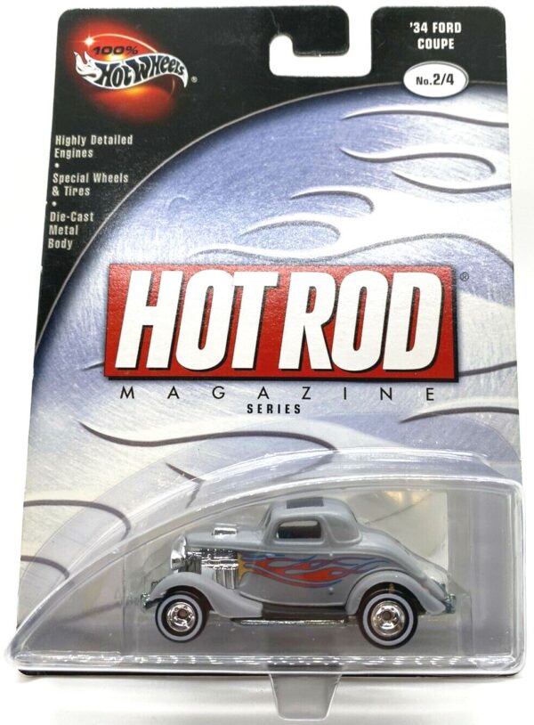 Vintage 34 Ford Coupe Hot Rod Magazine Gray (1) Vintage 34 Ford Coupe Hot Rod Magazine Gray (1)