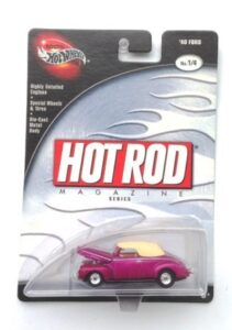 Vintage '40 Ford Convertible Hot Rod Mag (00)