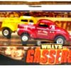 Willys Gassers Car Set (2000) - Copy Willys Gassers “Hot Rod Series” (Hotwheels "Exclusive Limited Edition 1:64 Scale" Willys Gassers 2-Car Plexi-Case Set) "Rare-Vintage" (2000)