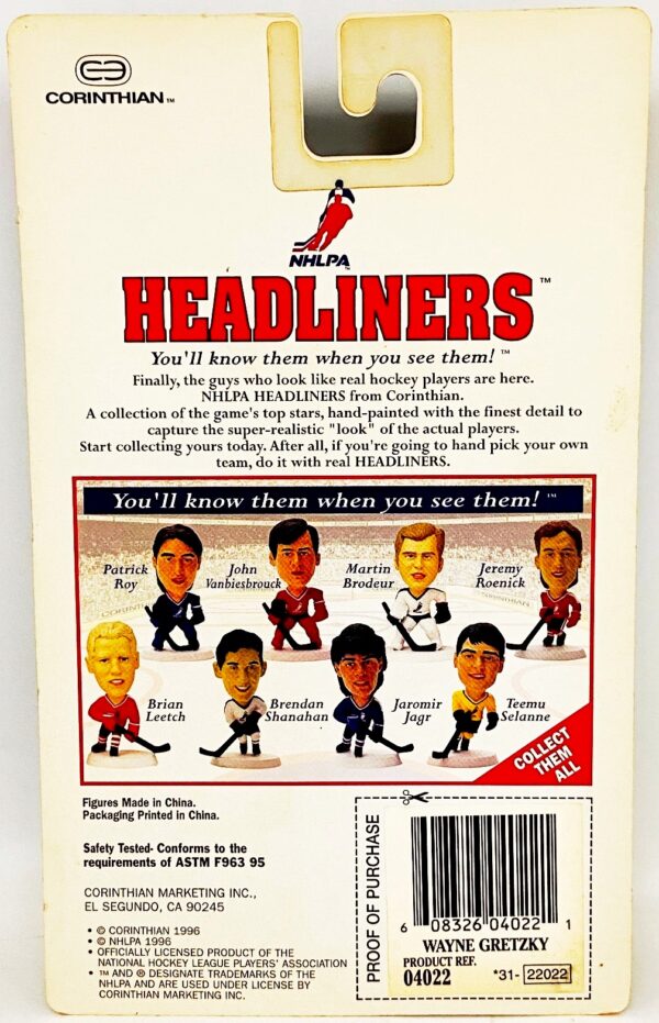 1996 Headliners SS NHL Wayne Gretzky (5)