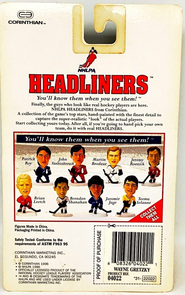 1996 Headliners WGSS NHL #1 Wayne Gretzky (5)