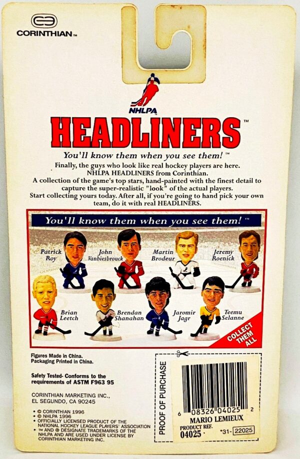 1996 Headliners WGSS NHL #2 Mario Lemieux (5)