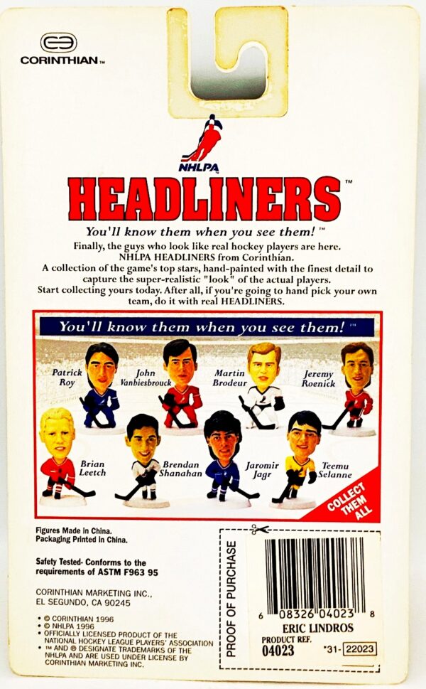 1996 Headliners WGSS NHL #4 Eric Lindros (5) 1996 Headliners WGSS NHL #4 Eric Lindros (5)