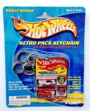 Vintage (Hotwheels Retro Pack Vehicle Keychains) Series Collection "Rare-Vintage" (2001)