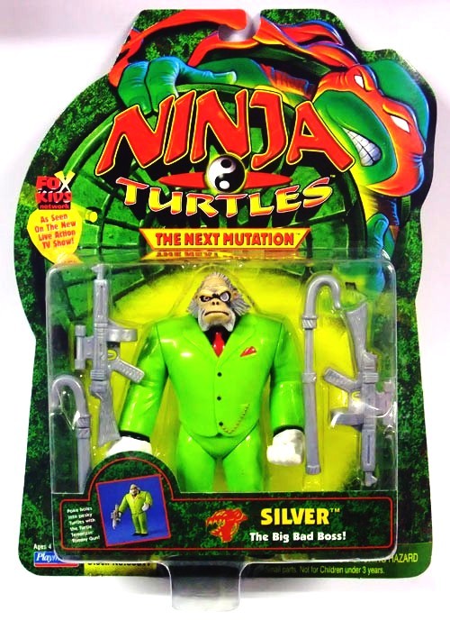 Soldat Silber Teenage Mutant Ninja Turtles  Serie 1 Mega Bloks Figur Neu