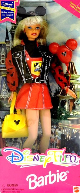Disney Fun Barbie(Red)5a