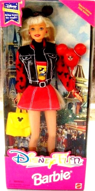Disney Fun Barbie(Red)5e