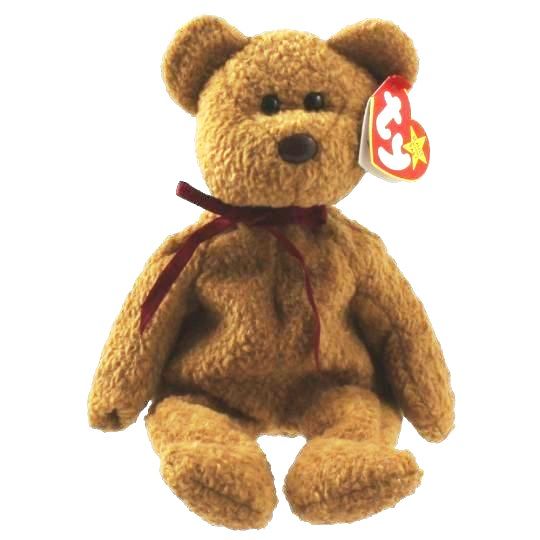 1996 8.5 inches 12 Details about   TY Beanie Baby Curly The Bear April Retired 