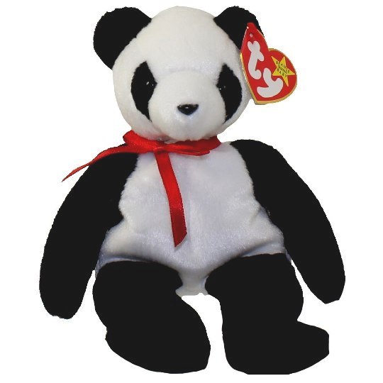 Rare With Date Error 97 on tag 98 on tush Ty Beanie Baby Fortune The Panda 
