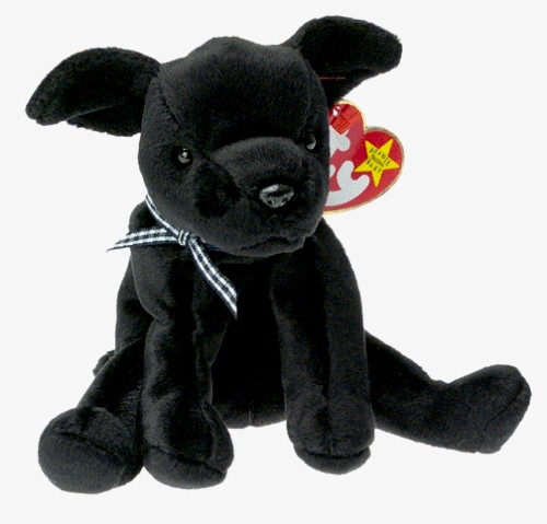 Ty Beanie Baby Collection Luke Black Dog DOB June 15 1998 for sale online 