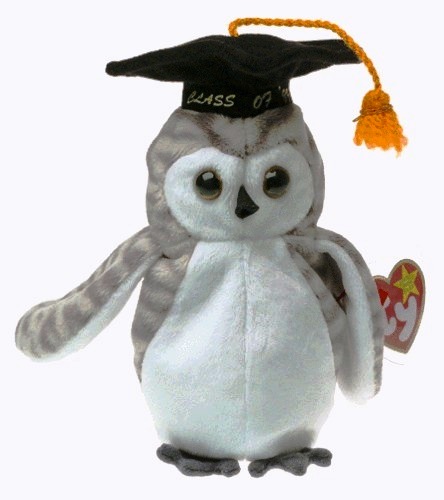 Beanie Babies Baby Ty Wiser The Owl Graduate Graduation 1999 Retired Collectible for sale online 