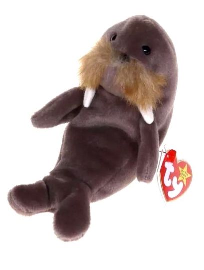 Details about   1996 TY Beanie Baby ~ Jolly the walrus ~ MWMT ~ Retired 