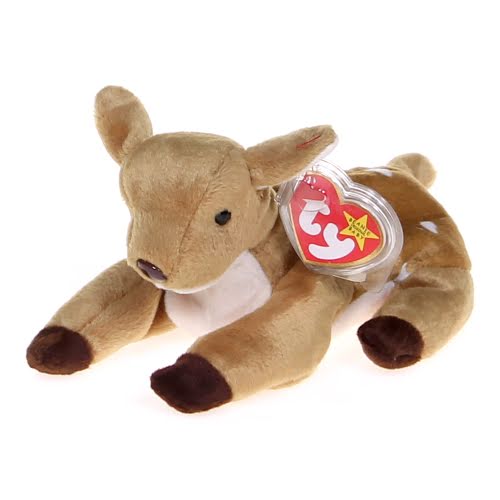 Ty Beanie Baby Whisper The Fawn 1997 5th Generation Hang Tag for sale online 