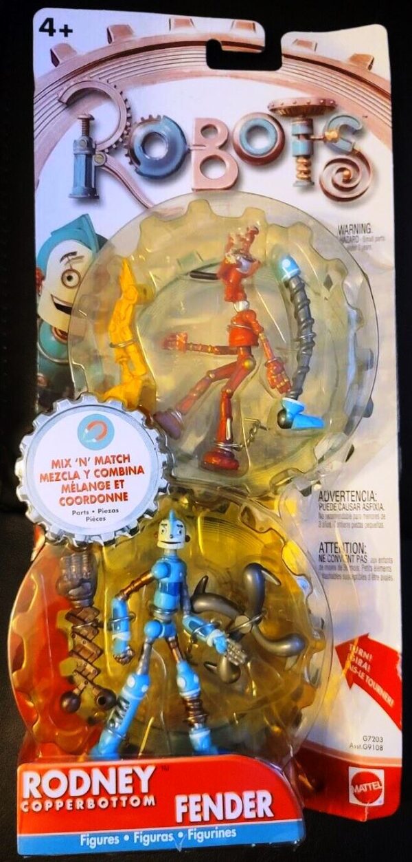 Robots The Movie Rodney Copperbottom & Fender -2
