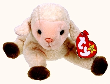 5.5 Inch MWMT Ty Beanie Baby ~ EWEY the Lamb 