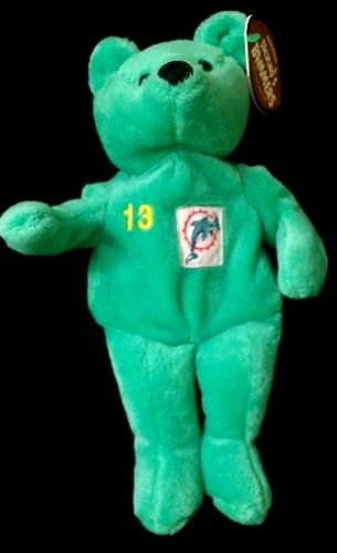 Salvino's Bammers 2000 Football Dan Marino 10"  Plush Soft Toy Stuffed Animal 