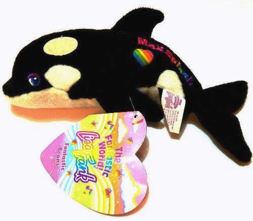 Max Splash the Whale - Lisa Frank Beanie Plush-1