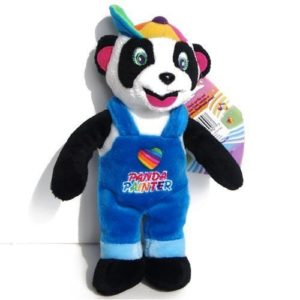 Panda The Painter - Lisa Frank Beanie Plush