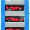 Ferrari Gift Pack "Red-Collection Die Cast Metal Car#3 w/7-Spk Wheels Variation" (Hotwheels 1:64 Scale 5-Car Box Set) “Rare-Vintage” (1993)