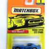 (1) Dodge Viper GTS Coupe (1997)-1 DODGE VIPER GTS COUPE “Card #01- Blue w/White Stripes” (Matchbox 75 Superfast Series) “Rare-Vintage” (1997)