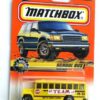 School Bus-“Card #12-Light Yellow-w/Go TEAM Go Tampo” (Matchbox 75 "Mattel Wheels-Big Movers" Series) “Rare-Vintage” (1997) 