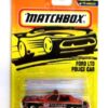 Ford LTD Police Car “Card #16- Copper 'n' Black” (Matchbox 75 Challenge Series) “Rare-Vintage” (1997) 
