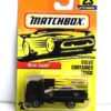 Volvo Container Truck -(Matchbox Auto Products) “Card #23-Black/Yellow” (Matchbox 75 Challenge Series) “Rare-Vintage” (1997) 