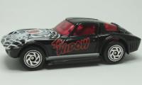 Corvette Grand Sport-“Card! #02-"The Widow" Black” (Matchbox 75 “Tyco Fast Lane” Collectible Series) “Rare-Vintage” (1996) 
