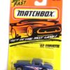 '62 Corvette-“Card! #32-Blue w/Red & White Tampo” (Matchbox 75 “Tyco Fast Lane” Collectible Series) “Rare-Vintage” (1996) 